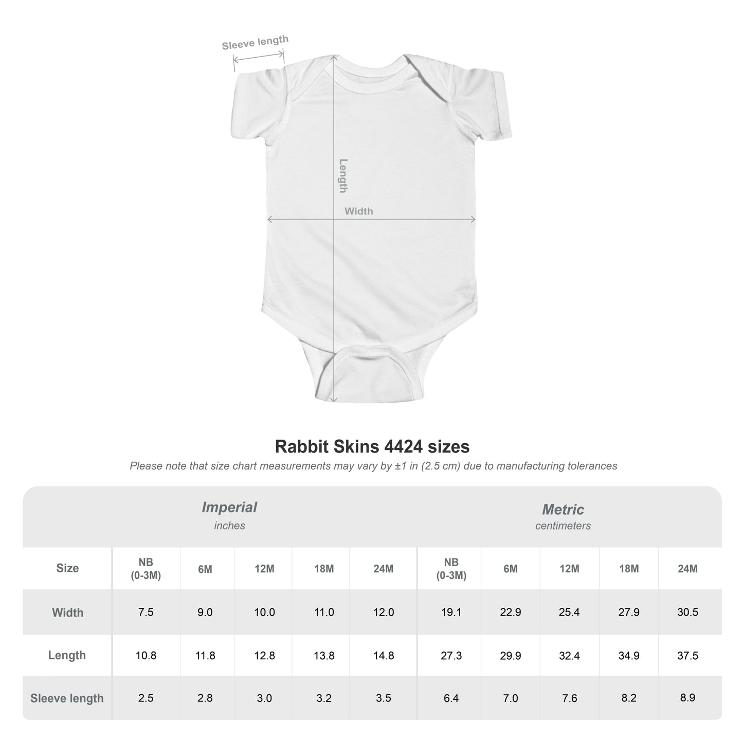 Baby Bodysuit - 40 Acres And A Mule Logo - Infant Fine Jersey