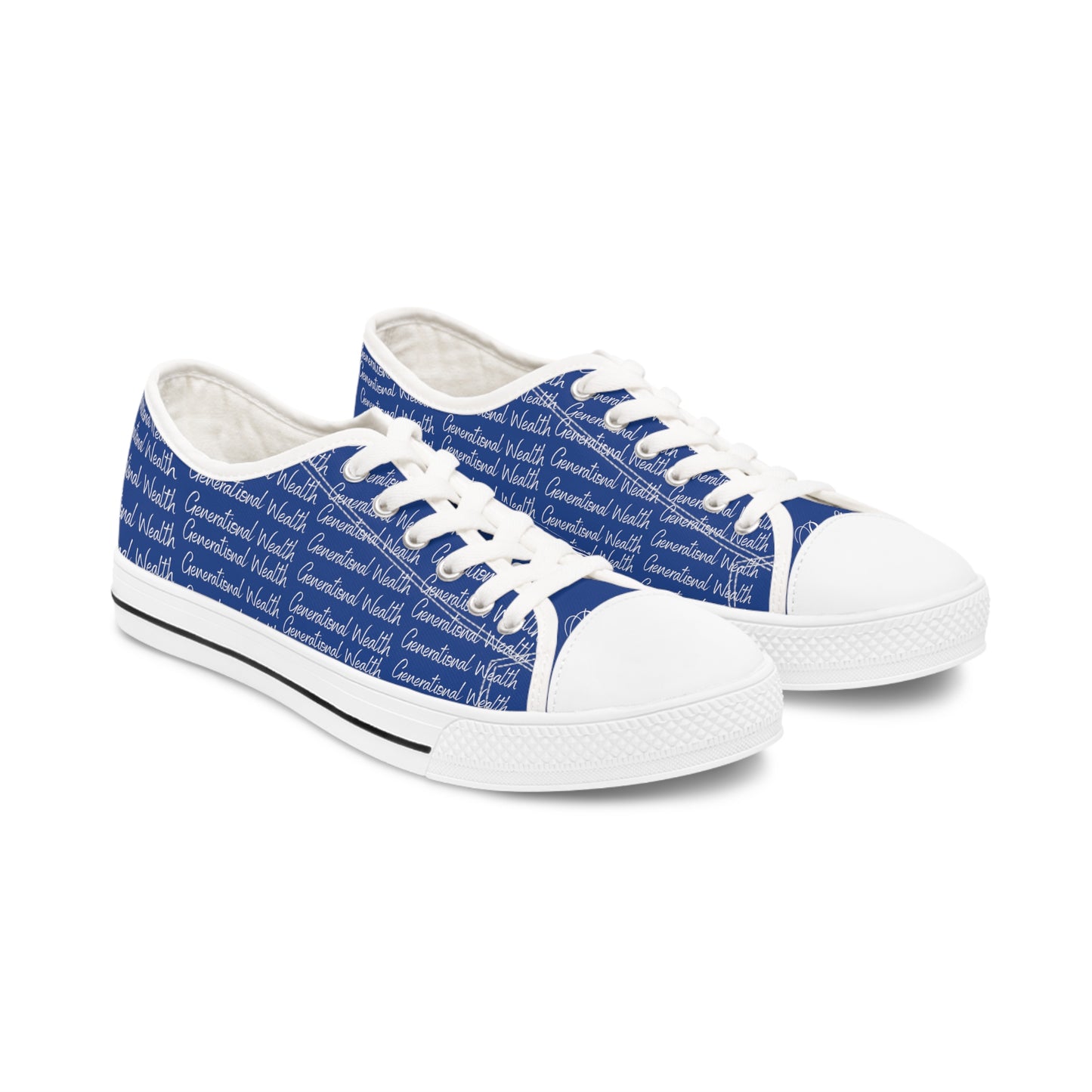 Generational Wealth - Women's Low Top Sneakers
