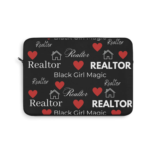 Black Girl Magic Realtor Laptop Sleeve