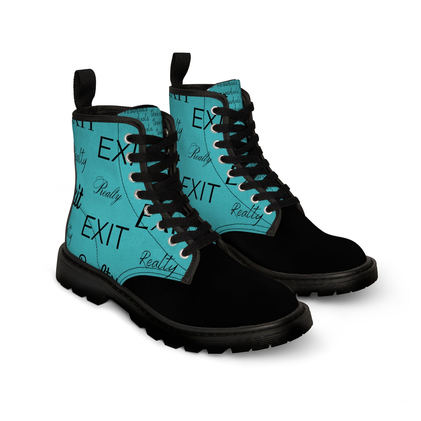 EXIT Think Residuals Every Step of the Way - Women's Canvas Boots