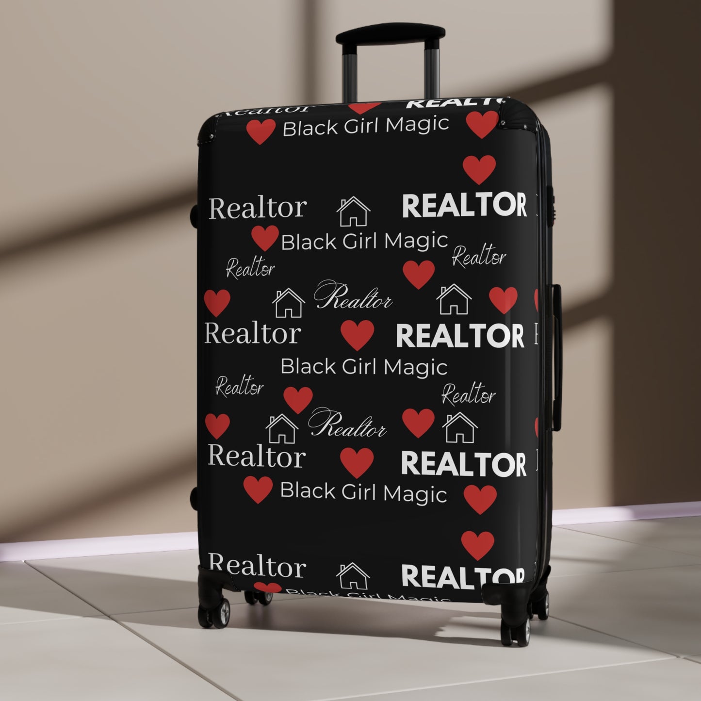 Black Girl Magic Realtor Suitcase