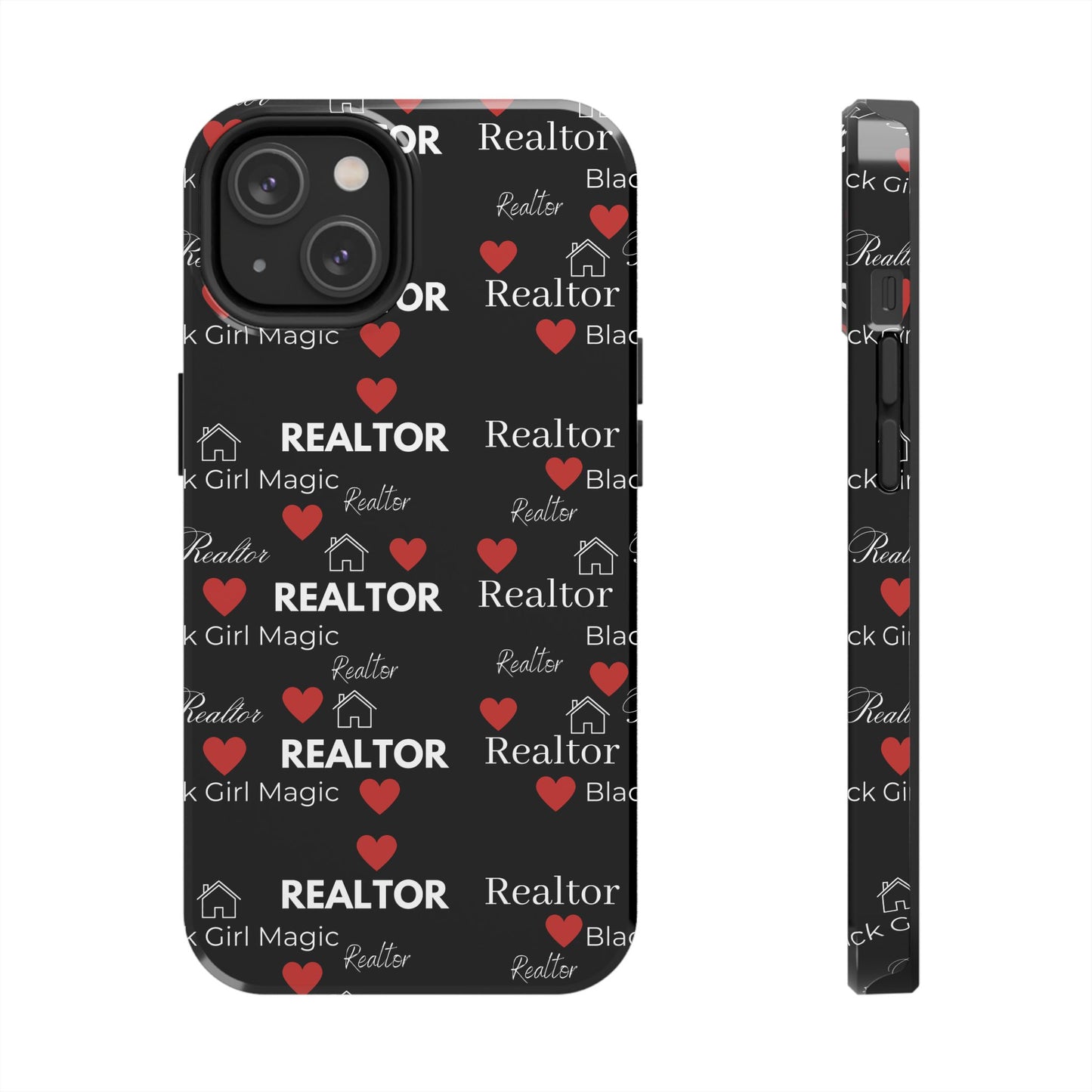 Black Girl Magic - Realtor Tough Phone Cases