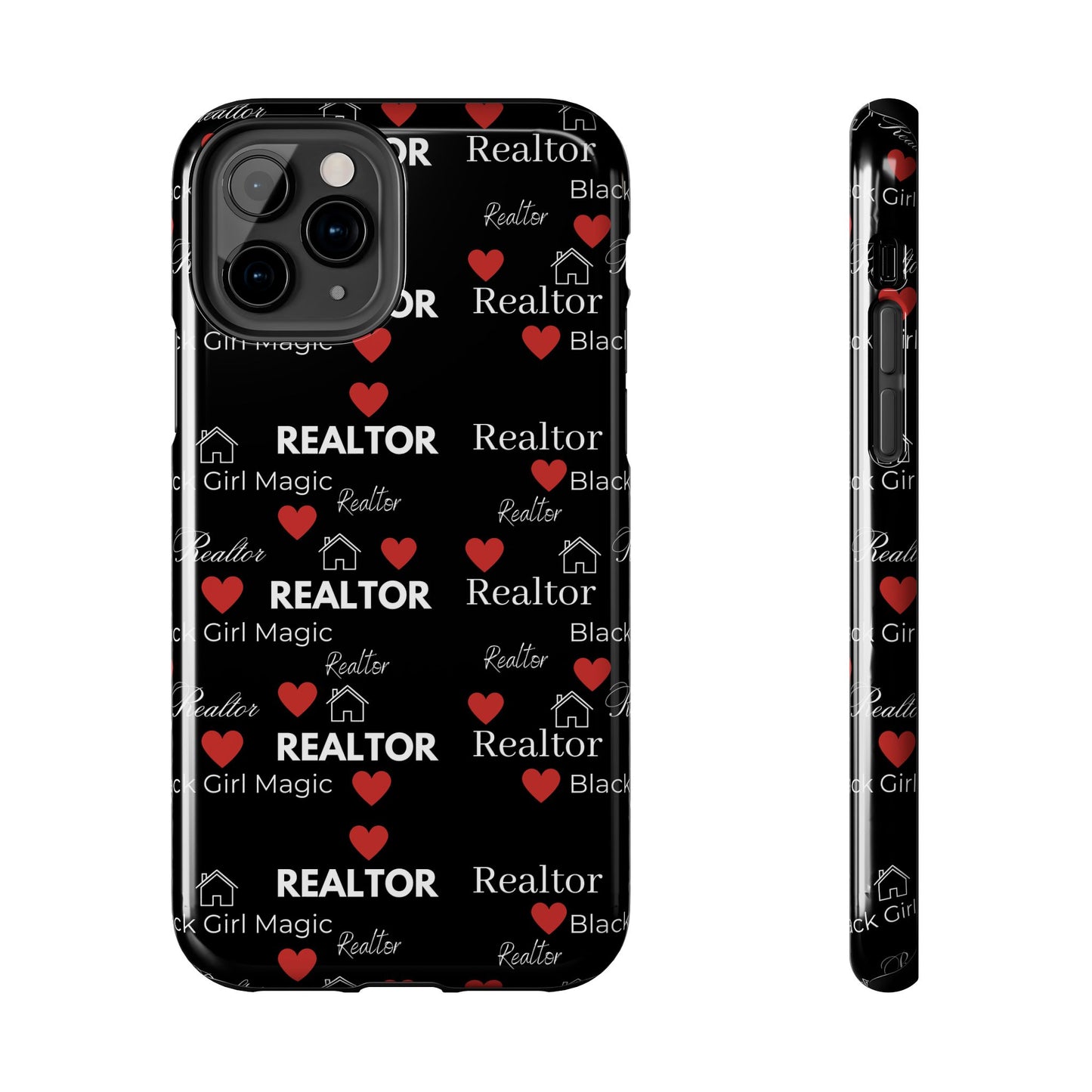 Black Girl Magic - Realtor Tough Phone Cases
