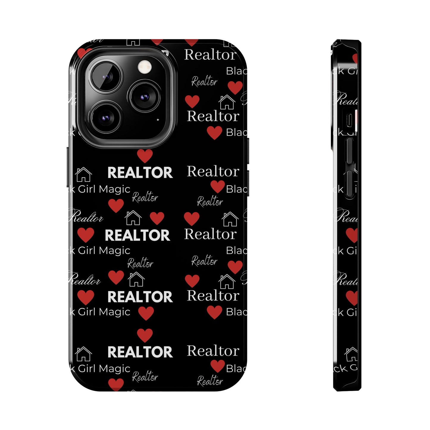 Black Girl Magic - Realtor Tough Phone Cases