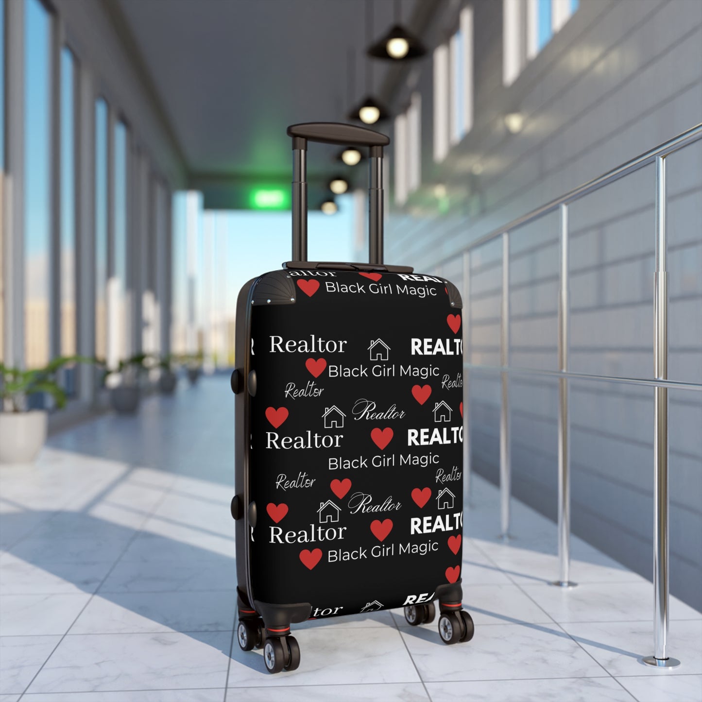 Black Girl Magic Realtor Suitcase