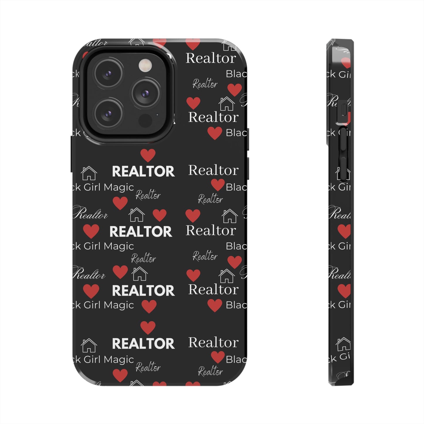 Black Girl Magic - Realtor Tough Phone Cases