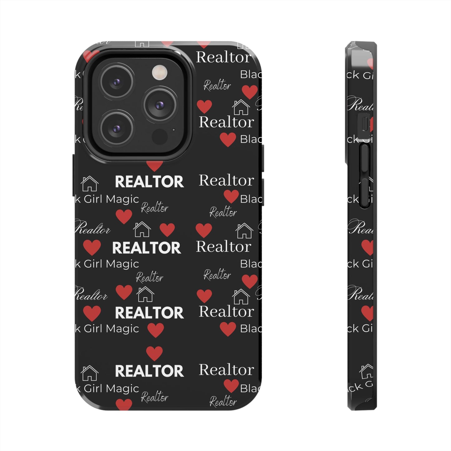 Black Girl Magic - Realtor Tough Phone Cases