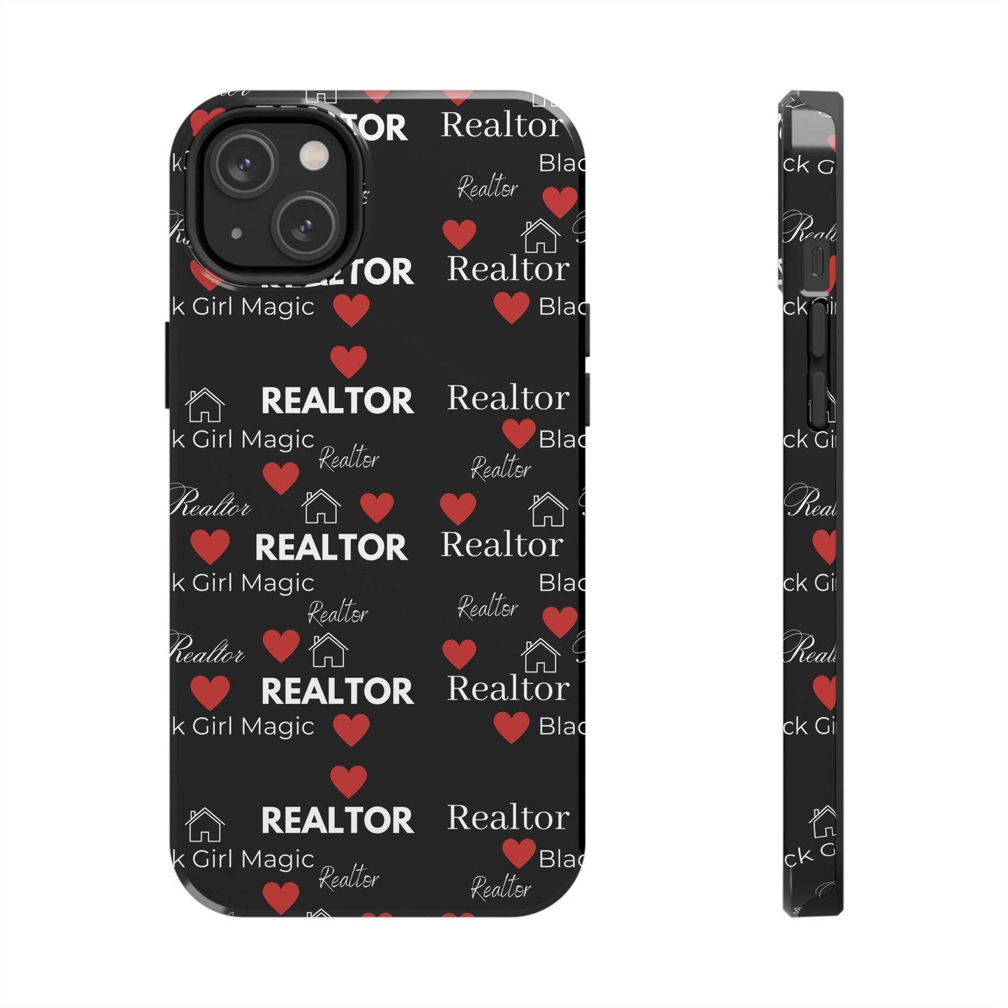 Black Girl Magic - Realtor Tough Phone Cases