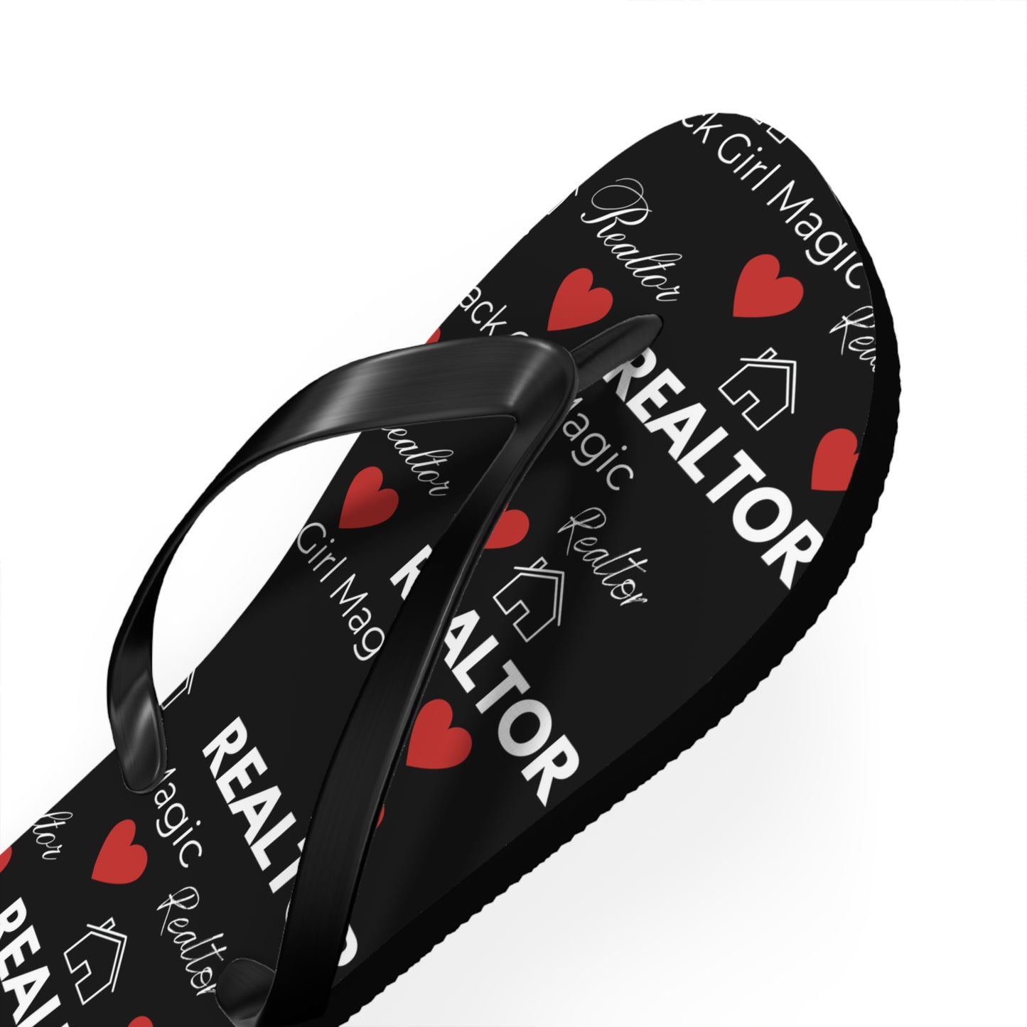 Black Girl Magic Realtor Flip Flops