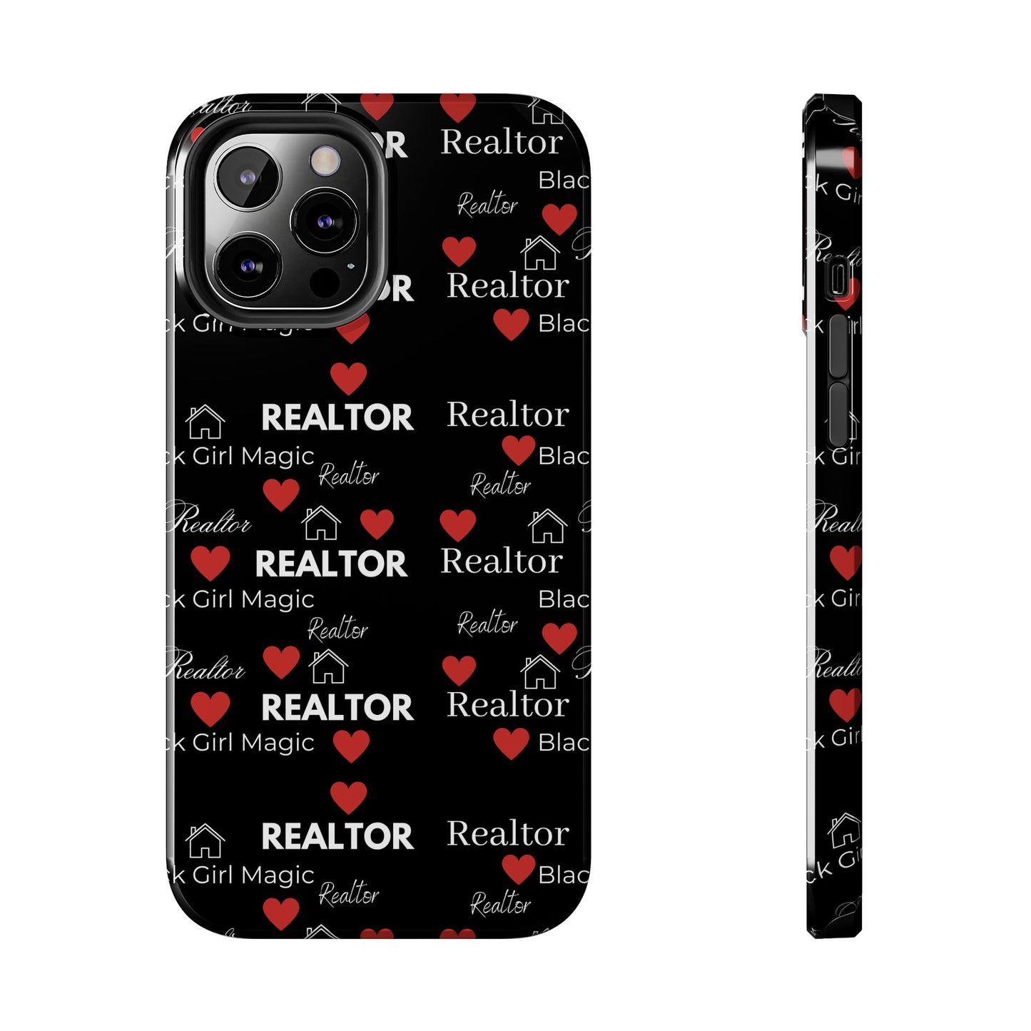 Black Girl Magic - Realtor Tough Phone Cases