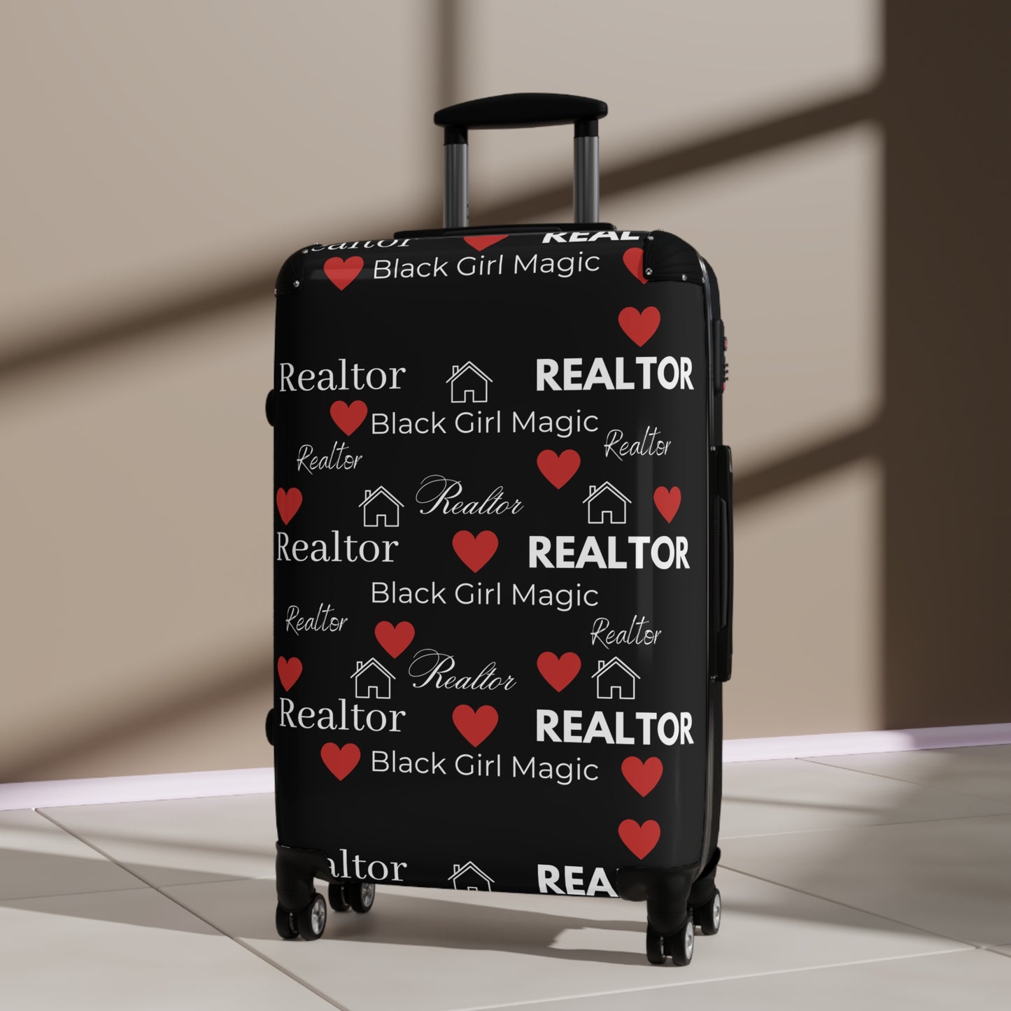 Black Girl Magic Realtor Suitcase