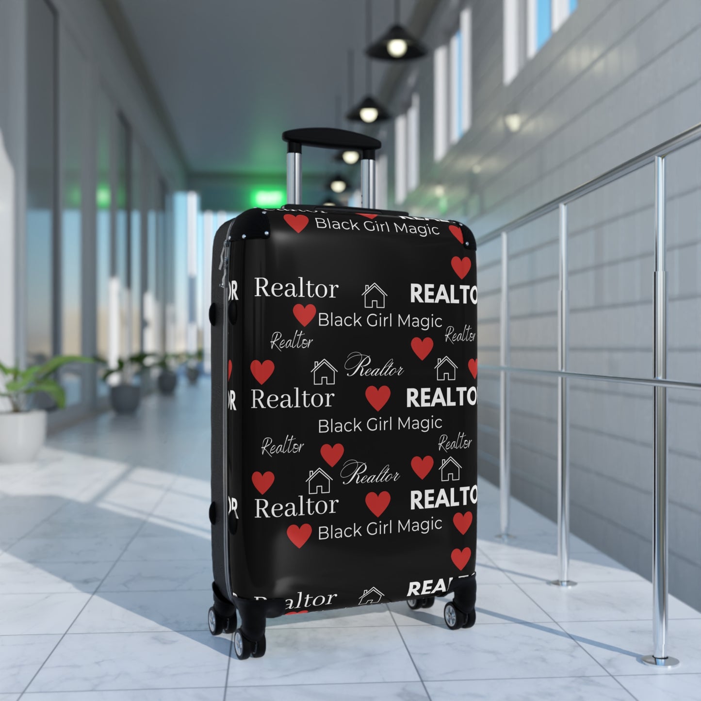 Black Girl Magic Realtor Suitcase