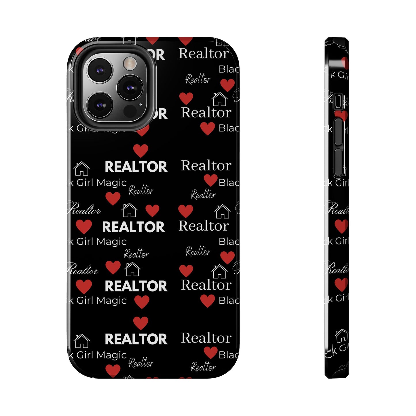 Black Girl Magic - Realtor Tough Phone Cases