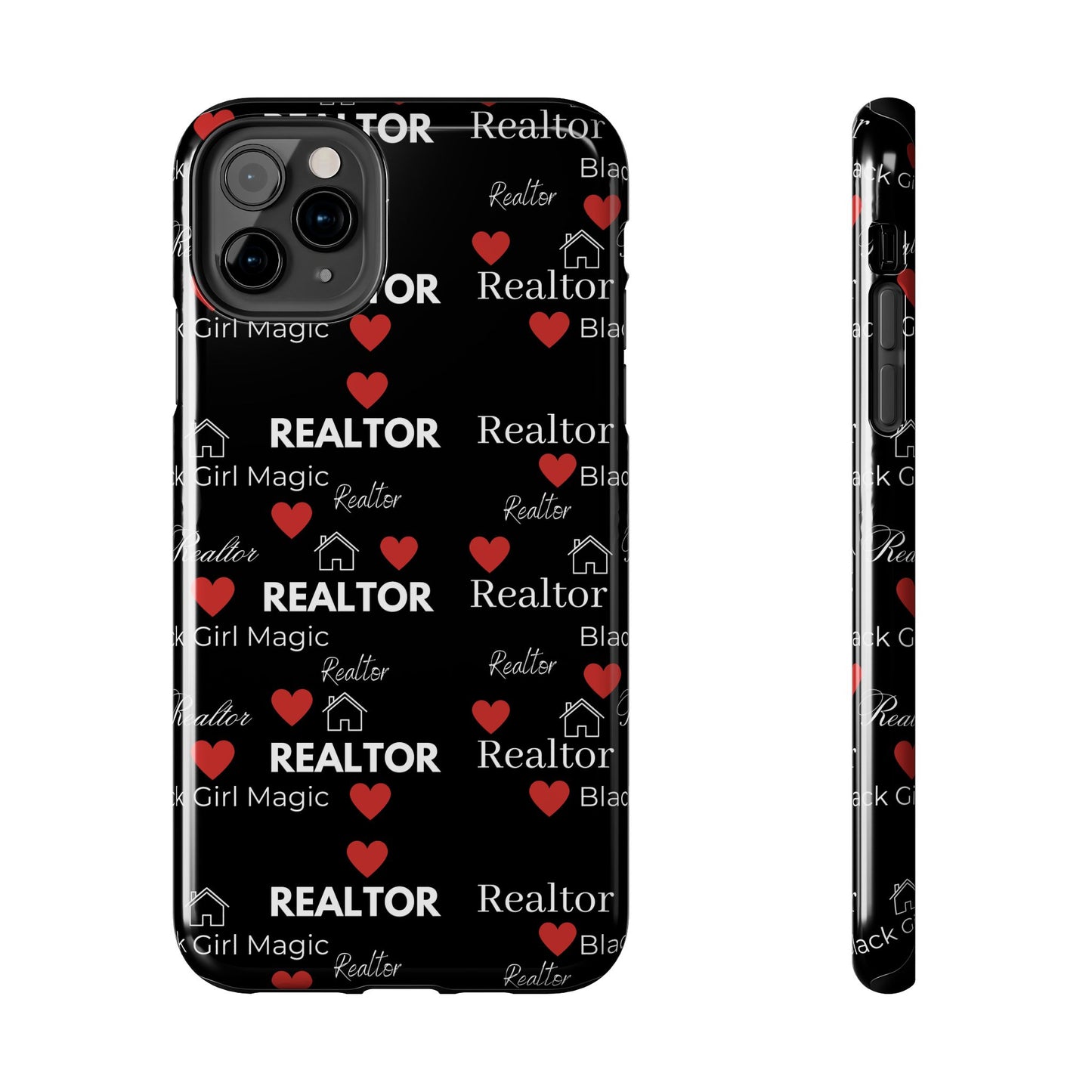 Black Girl Magic - Realtor Tough Phone Cases