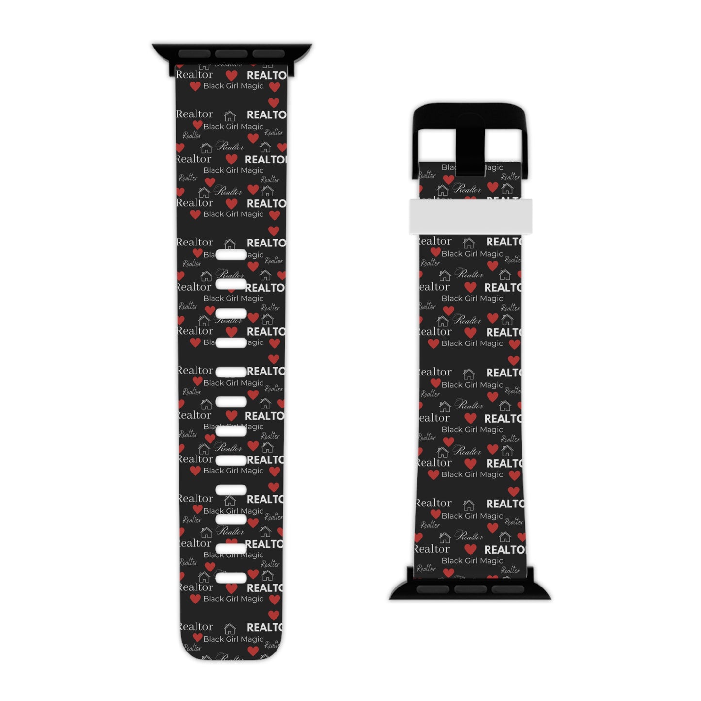 Black Girl Magic Realtor Band for Apple Watch