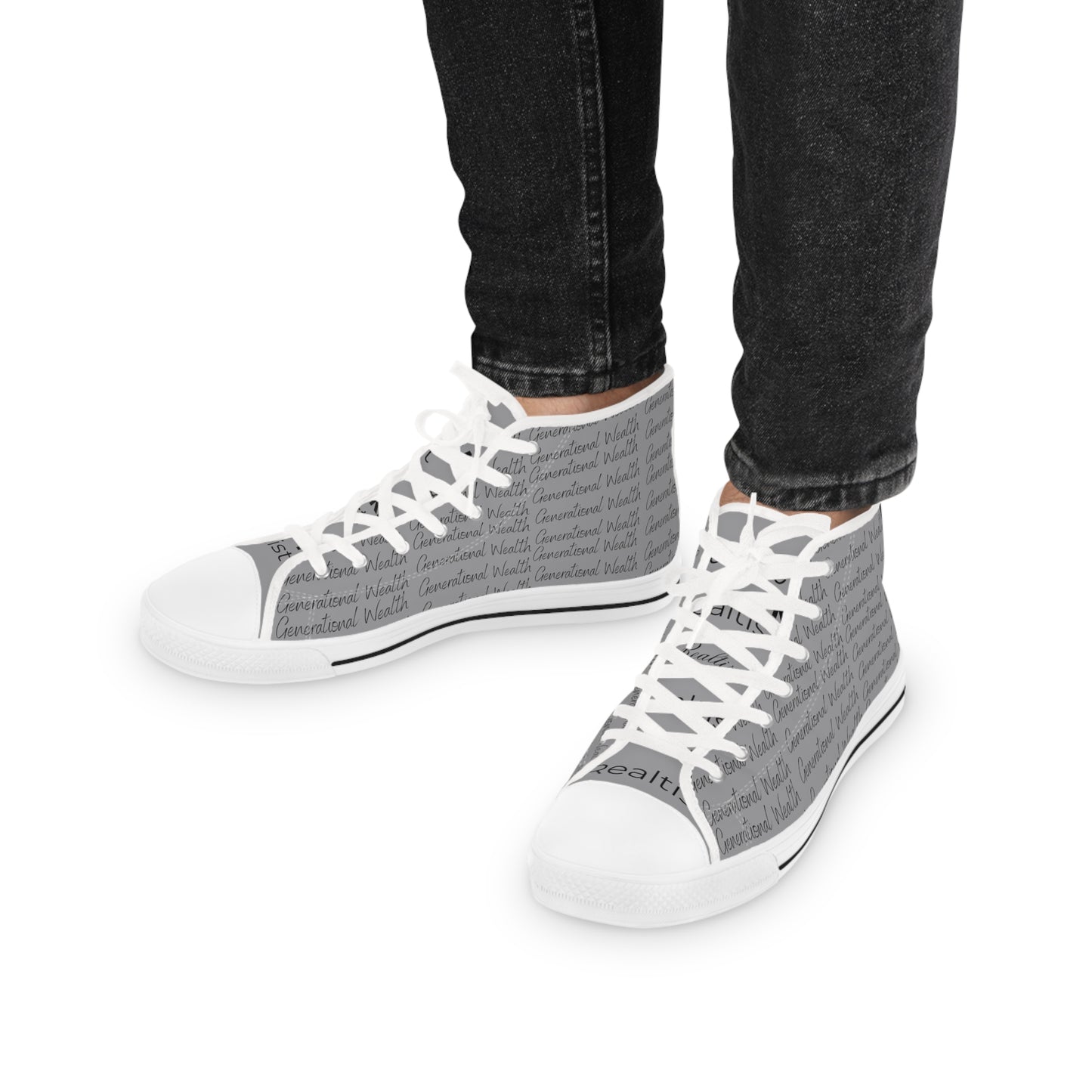 Generational Wealth - Men's High Top Sneakers